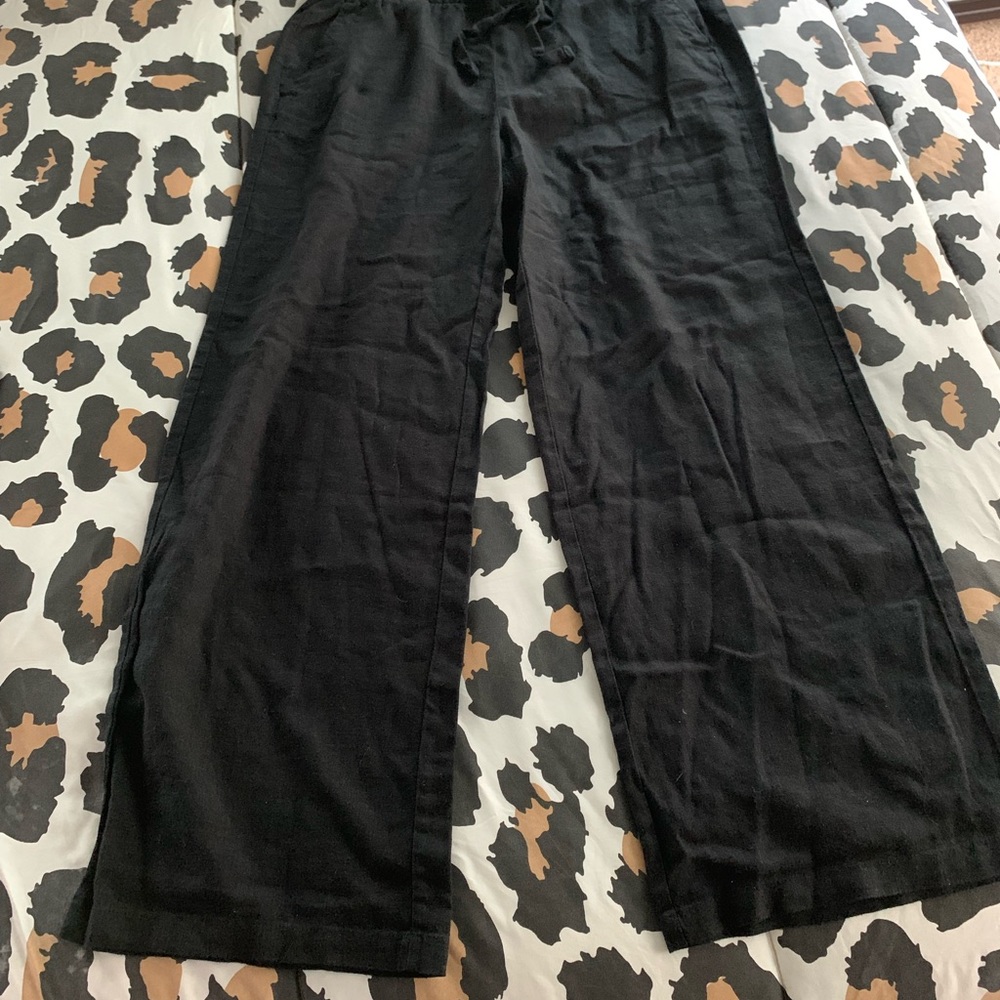 Old Navy Black Wide-leg Pants Women - Picture 8 of 10